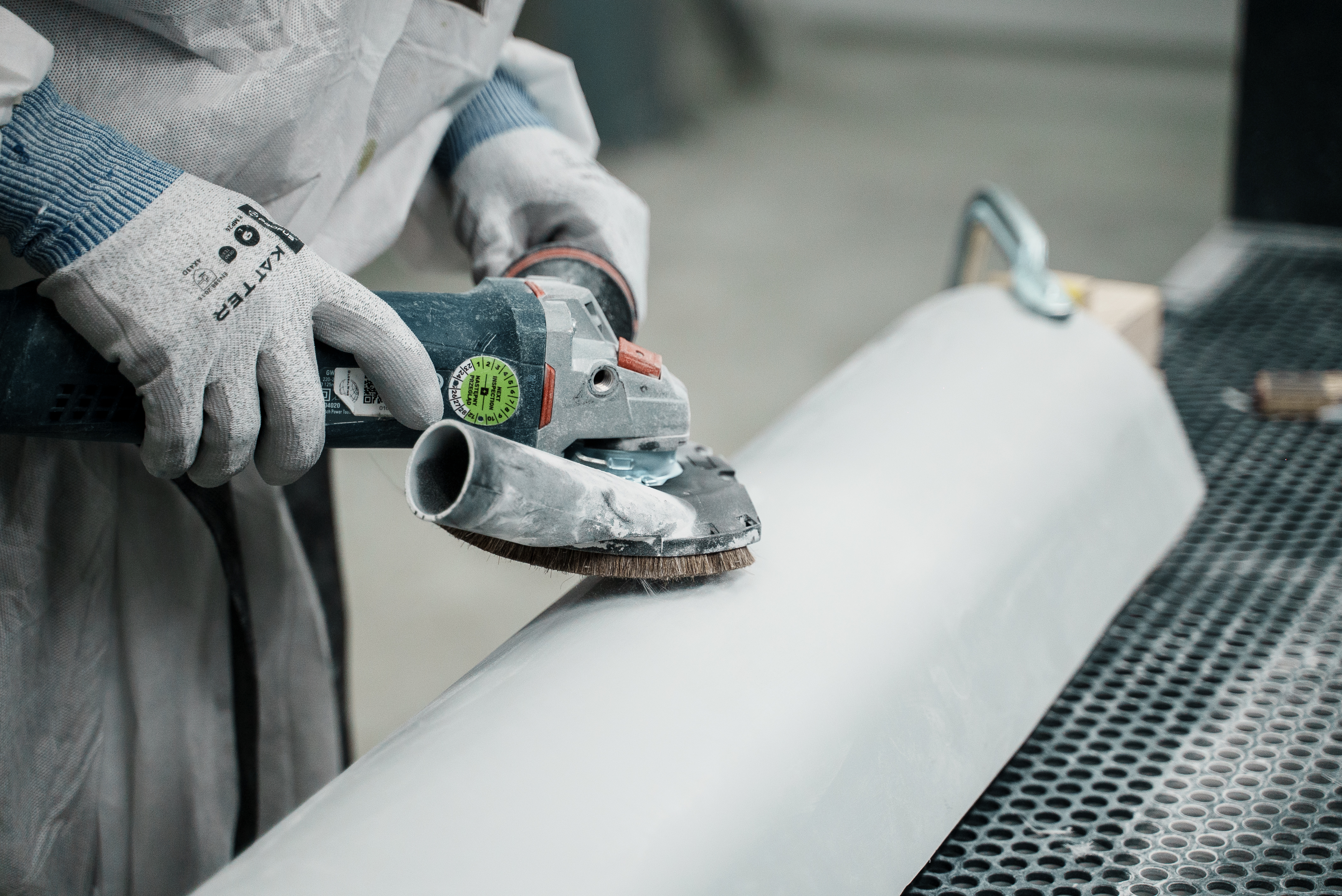 blade repair, spot on paint, epoxy safety