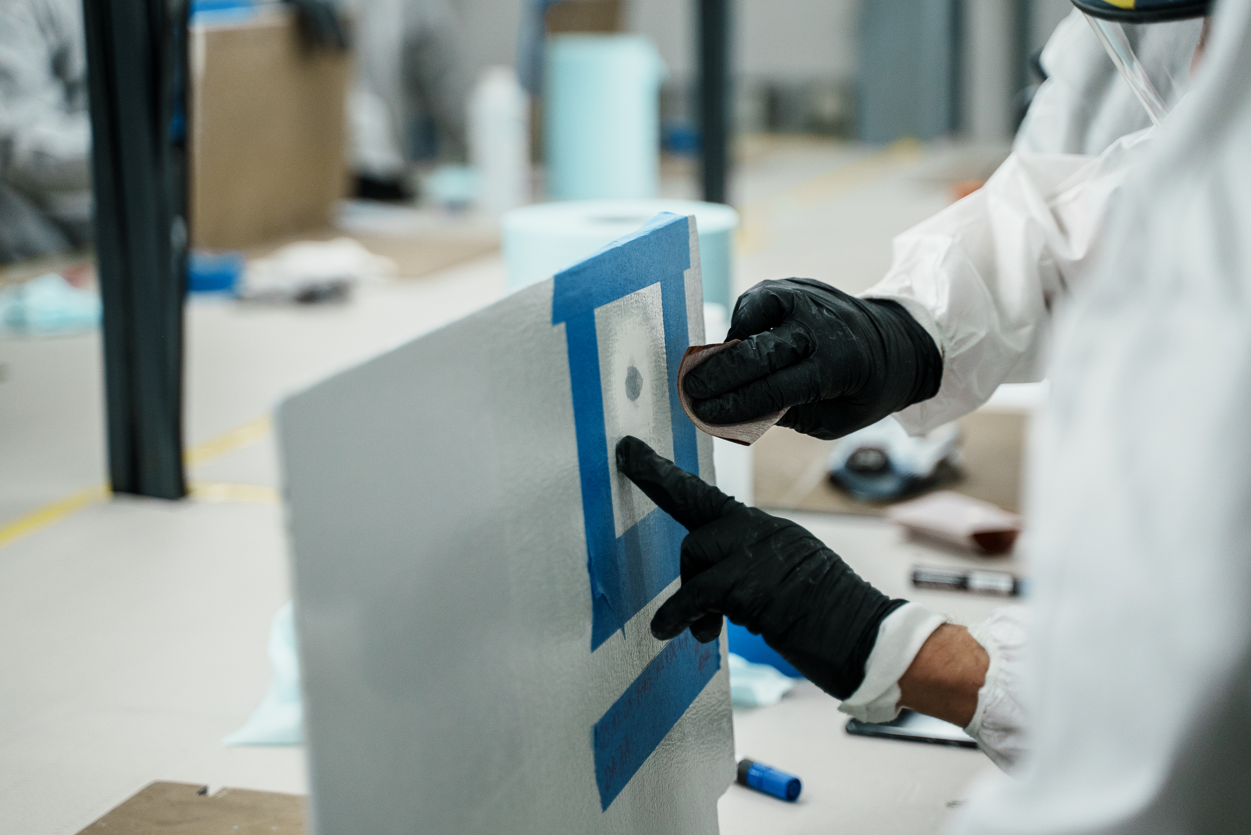 Blade Repair, Spot On Paint, Epoxy safety (4)